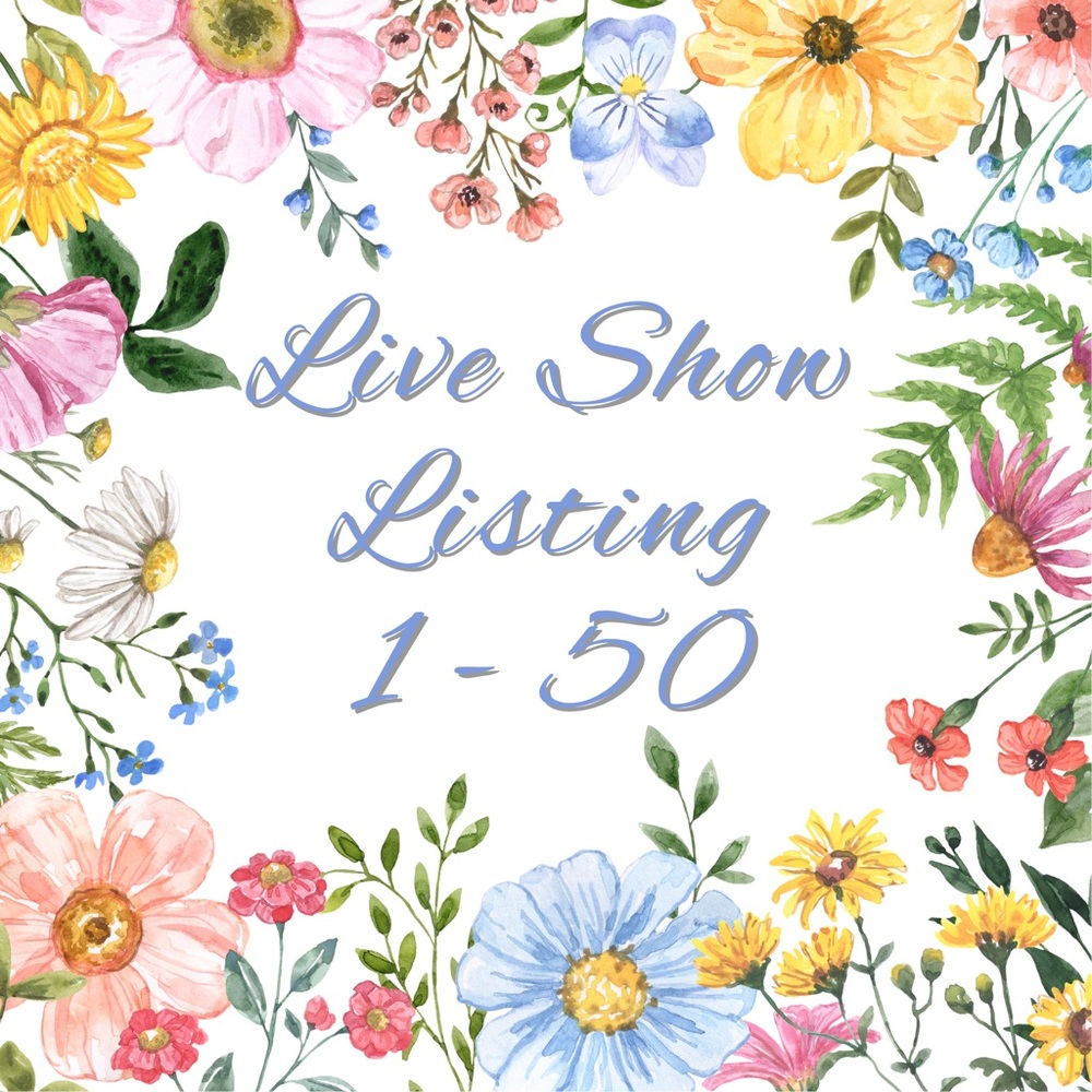 Live Show Listing (1-50)